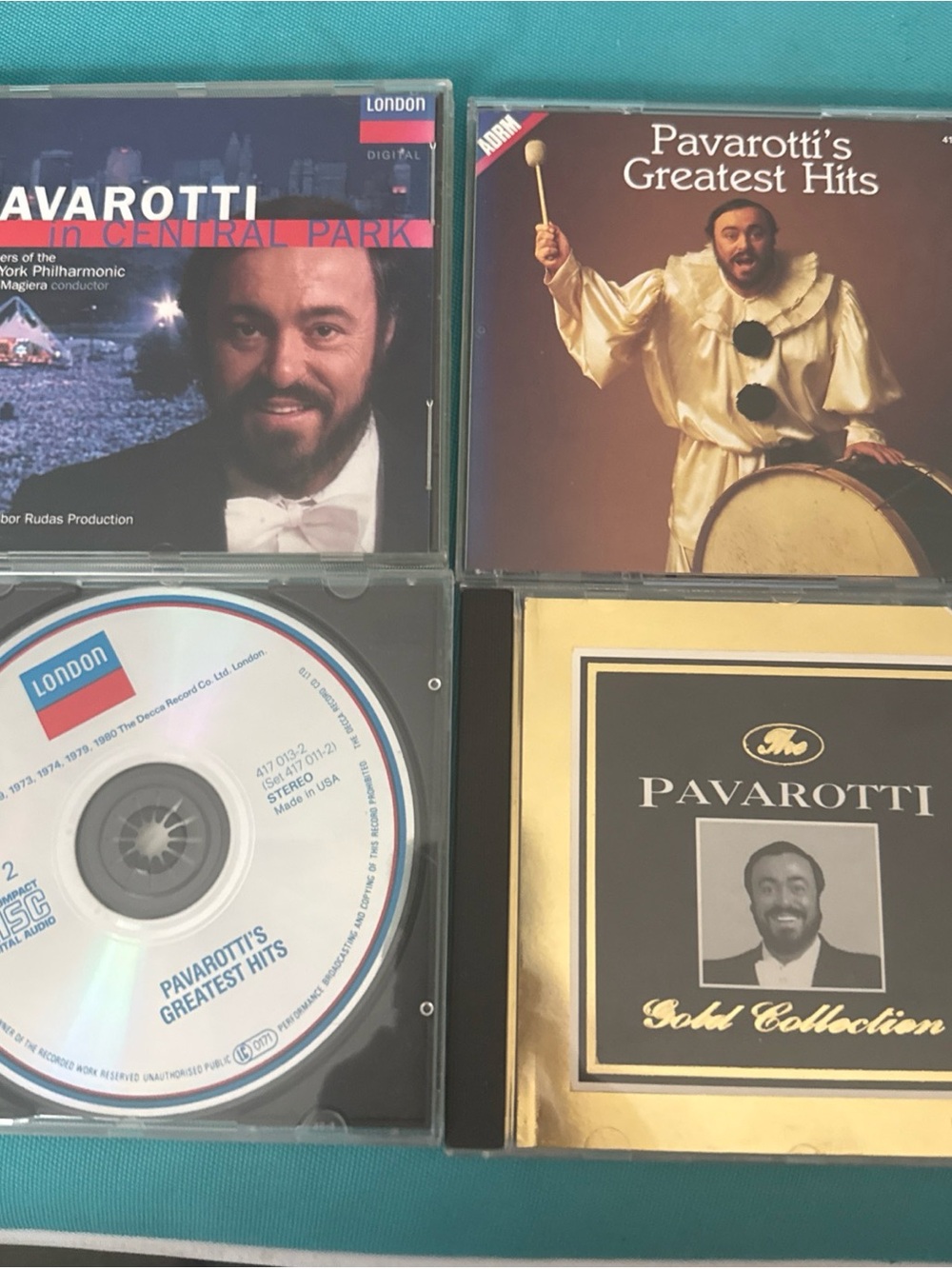 Pavarotti CD Bundle - Identified Branding - Gold, Black, White